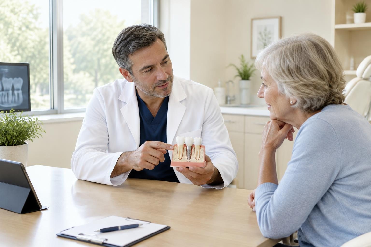 Dental Implants, supporting dental care photograph