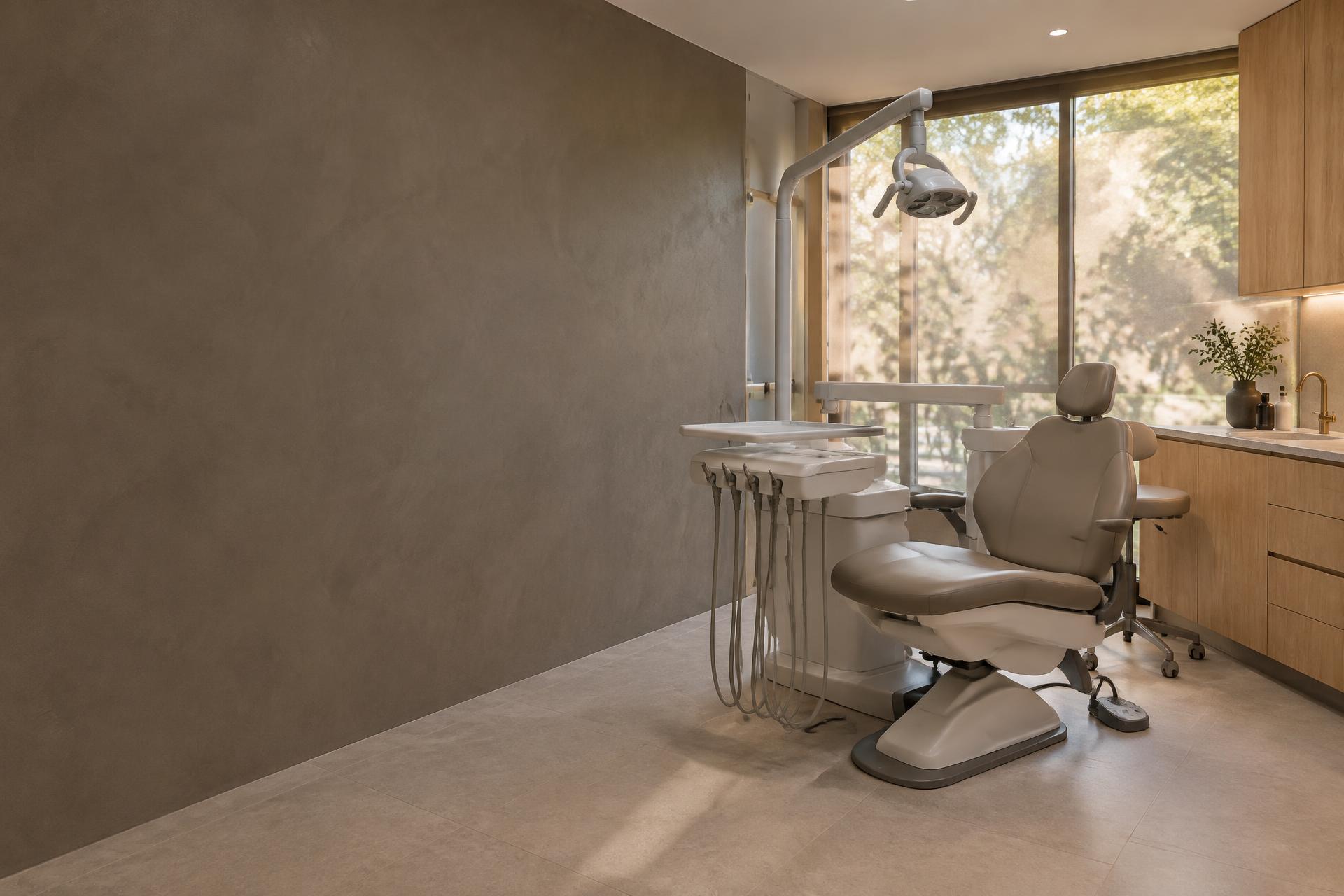 Illustrative contemporary dental interior with natural daylight, not the St Leonards Green Dental premises